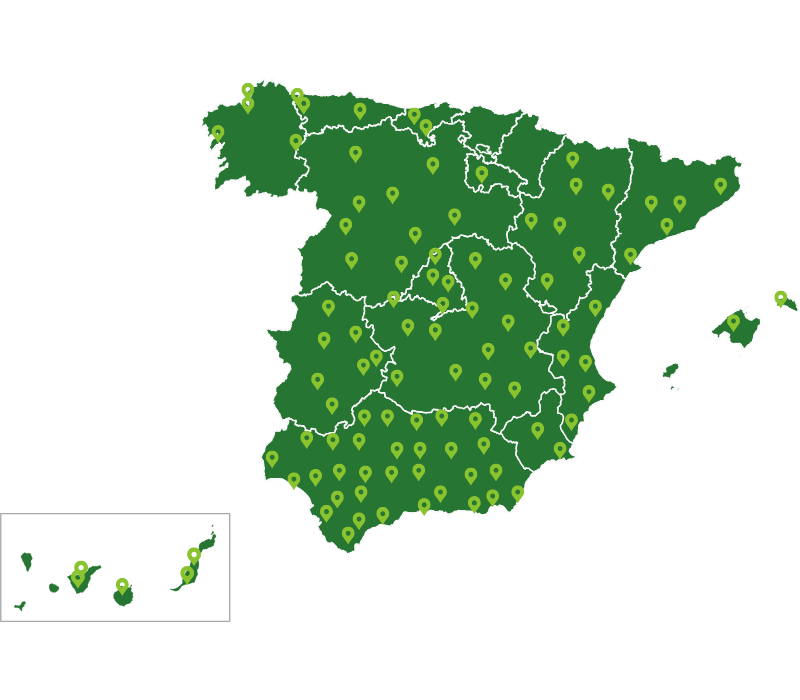 Localización de las tiendas de Anzamar imagen donde estamos